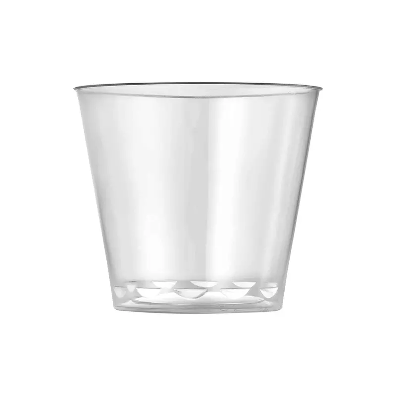 1 Oz Mini Clear Plastic Shot Glass 1