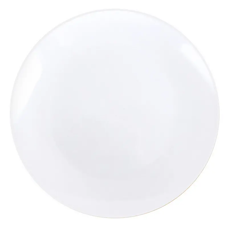 10.25-Inch Organic-Style White Plastic Dinner Plate – Sustainable & Stylish 1