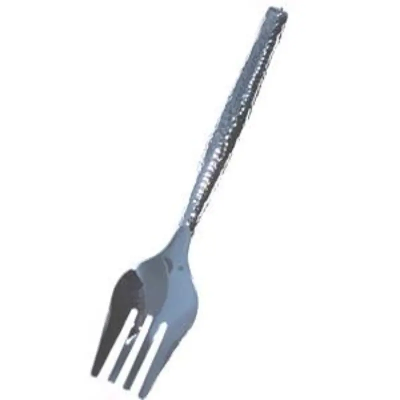 10" Hammered-Finish Plastic Serving Fork – Single Unit 1