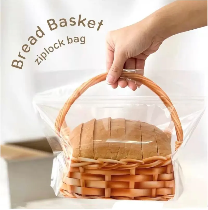 10-Pack Braided Bread Loaf Bags For Toast, Buns, And Bakery Packaging 1