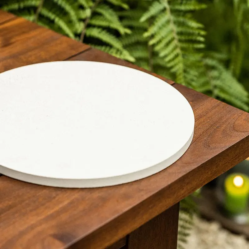 12-Inch Flat Pizza & Baking Stone – Cordierite Ceramic Stone For Even Heat Retention 1