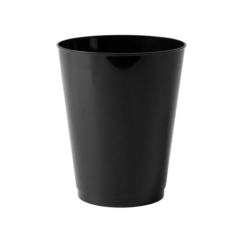12-Ounce Black Heavy-Duty Plastic Tumblers – Sleek Disposable Beverage Cups 1