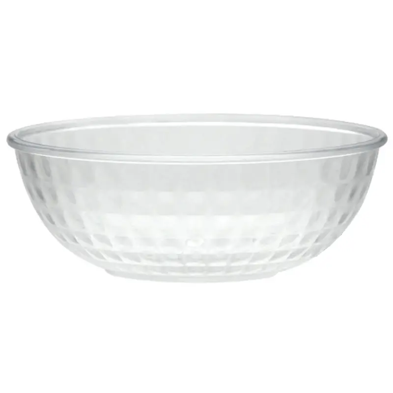 12 Oz Clear Crystal-Style Plastic Serving Bowl 1