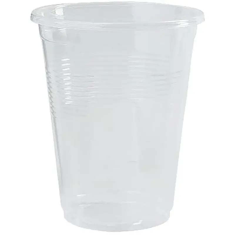 12 Oz Semi-Translucent Plastic Cup – Frosted Look, Lightweight Design 1