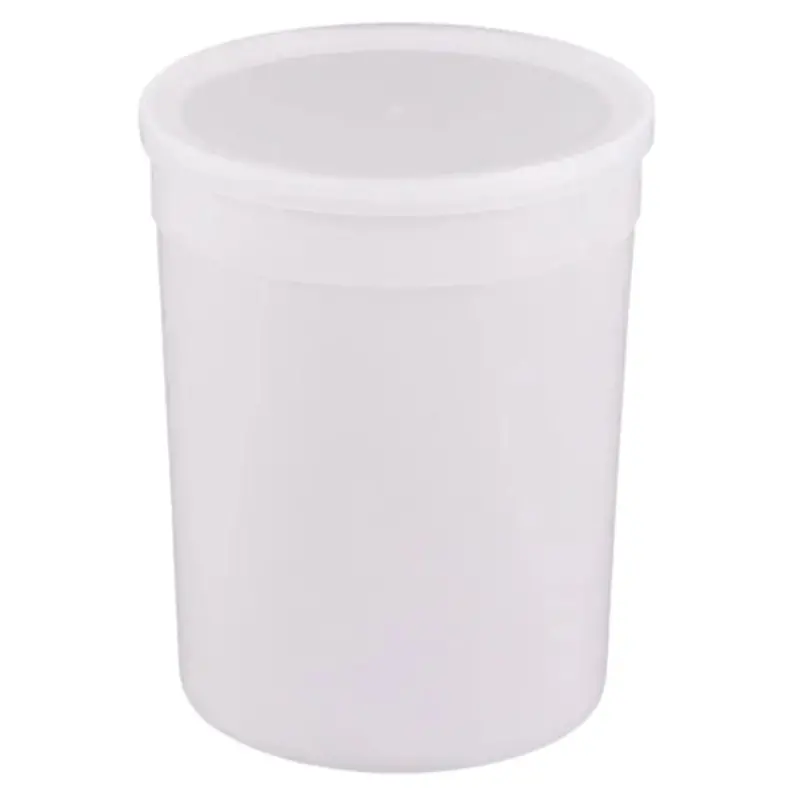 128 Oz Heavy-Duty Disposable Plastic Storage Containers With Snap-Tight Lids 1