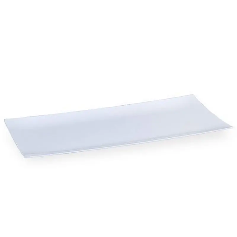 13 X 6.25 Inch Rectangular White Condiment Tray – Compact Layout 1