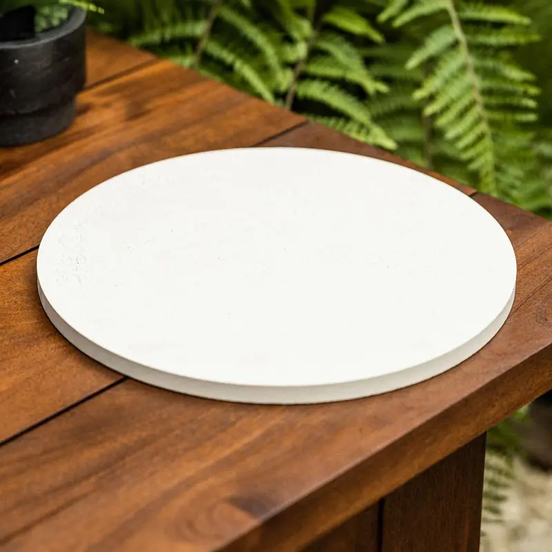 14-Inch Flat Pizza & Baking Stone – Extra-Large Cordierite Stone For High-Heat Baking 1