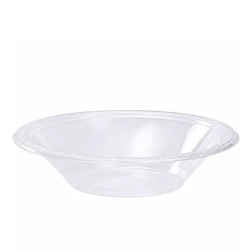 15 Oz Heavy-Duty Clear Plastic Bowl – Sturdy For Hot Or Cold Foods 1