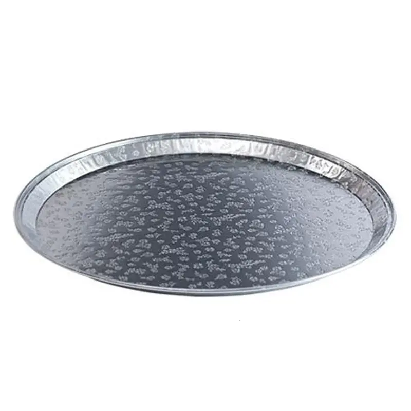 16-Inch Flat Disposable Aluminum Tray – Heavy-Duty Food Service Grade 1