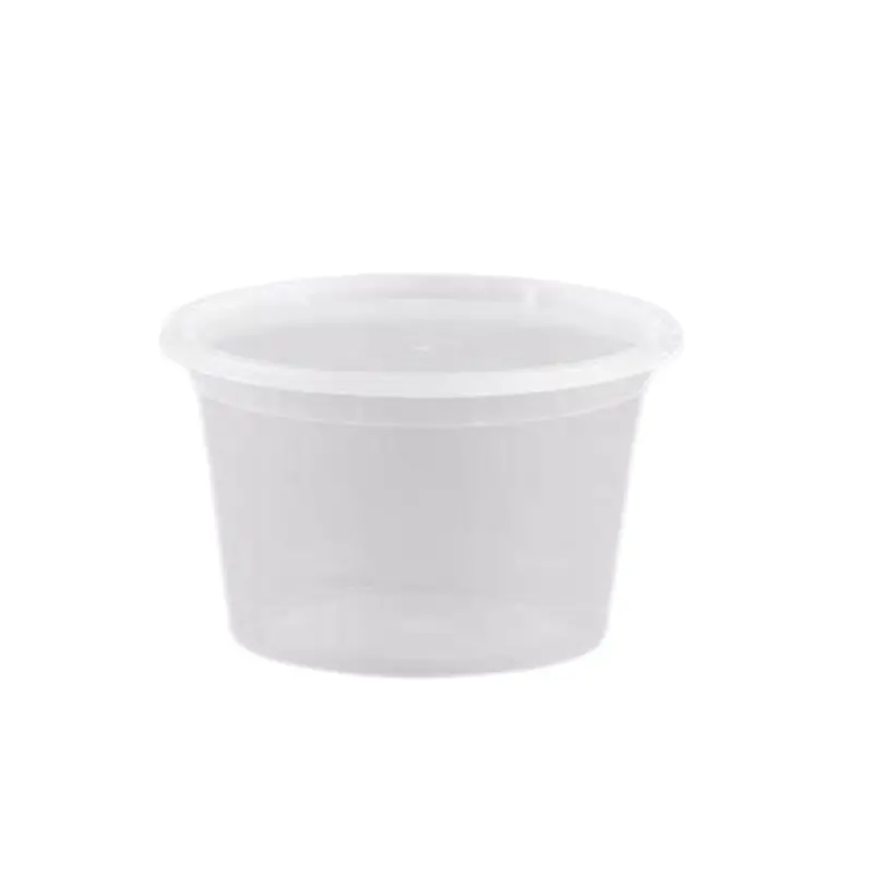 16 Oz Clear Round Deli Container With Lid – Lightweight Plastic 1