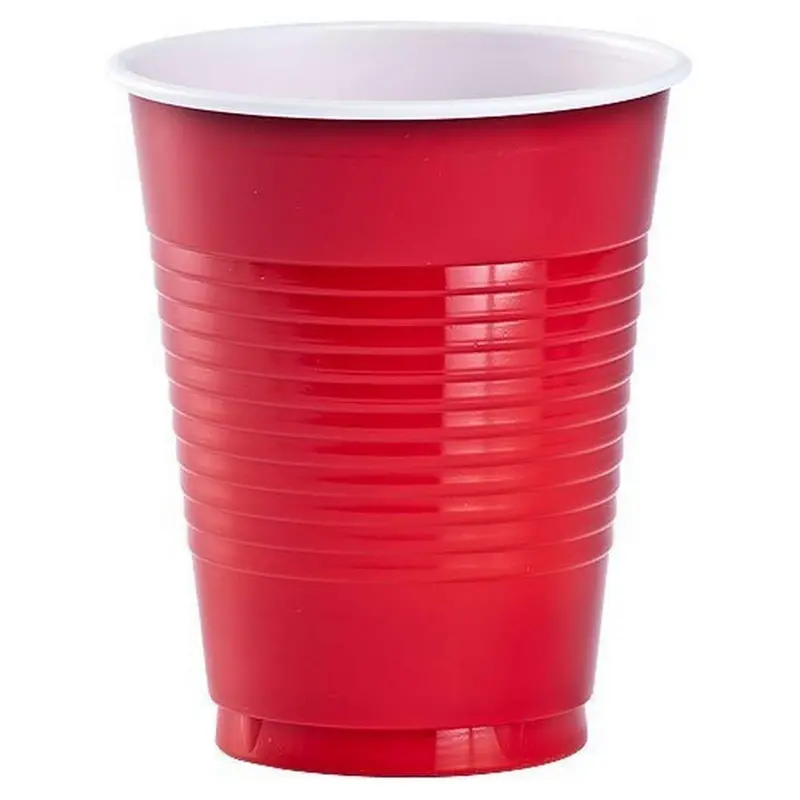 18-Ounce Apple-Red Plastic Cup (Bulk Value Pack) 1