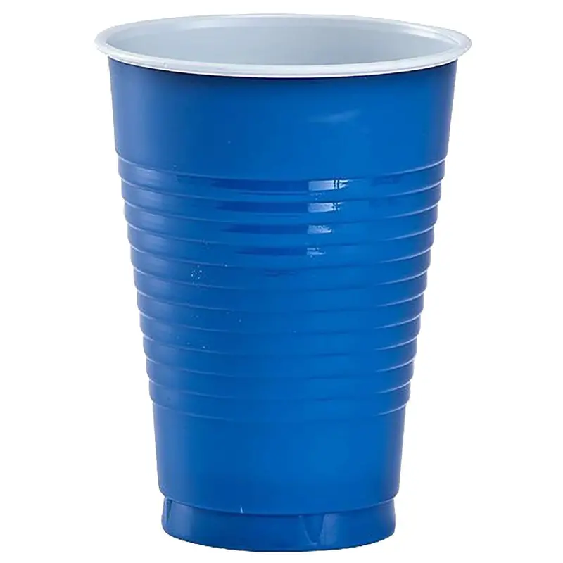 18 Oz Blue Co-Extruded Plastic Cup – Bpa-Free & Shatter-Resistant 1