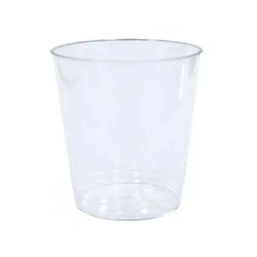 2 Oz Clear Heavy-Duty Plastic Shot Glass 1