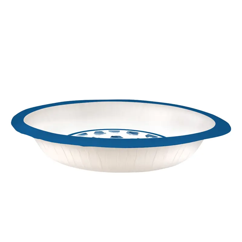 20 Oz Paint Dabs Patterned Disposable Paper Bowl 1