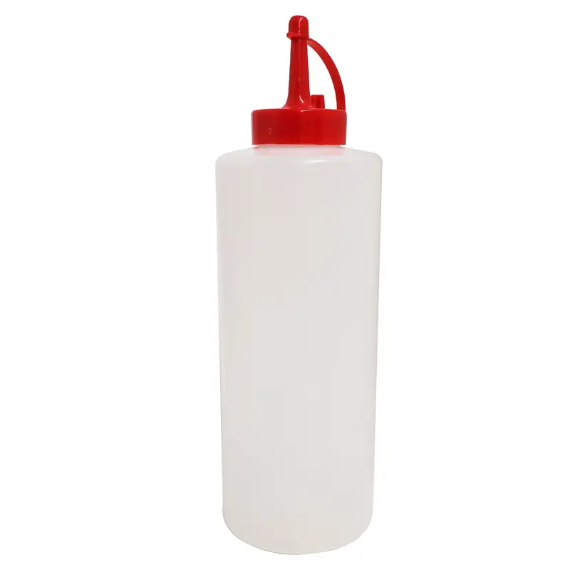 22Oz Refillable Condiment Squeeze Bottle – Bpa-Free Plastic With Flip Cap Lid 1