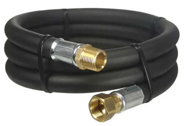 24-Inch Thermo-Rubber Propane Hose: 3/8" Id, Flare × Npt (100039-24) 1
