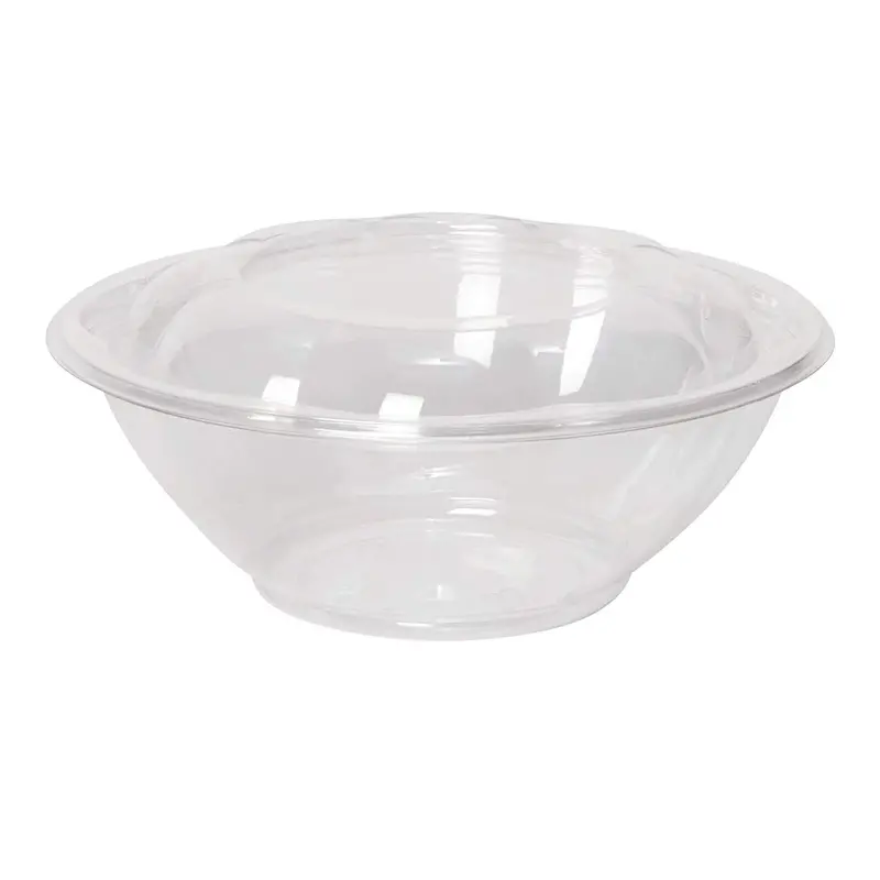 24 Oz Rose-Tinted Reusable-Style Salad Bowls With Snap-Tight Lids 1