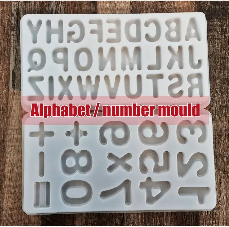 28Cm Alphabet Chocolate Mold – Flexible Letter-Shaped Jelly And Confectionery Tray 1