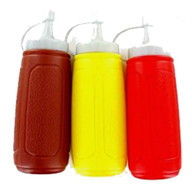 3-Piece Reusable Picnic Condiment Squeeze Bottle Set 1
