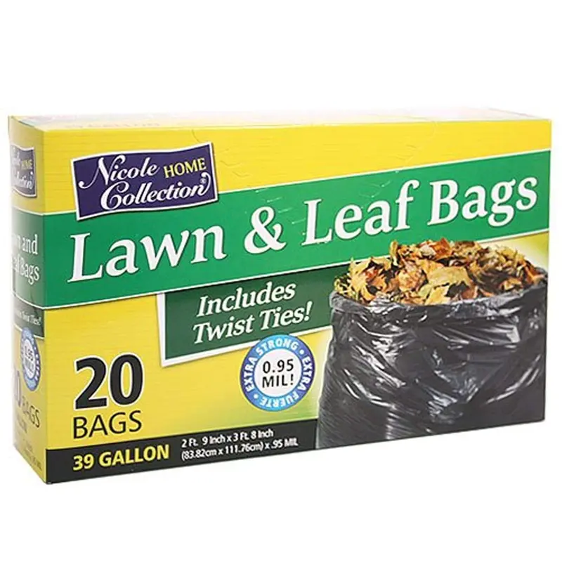 39-Gallon Lawn & Leaf Refuse Bags – Pack Of 20 Durable Bags 1