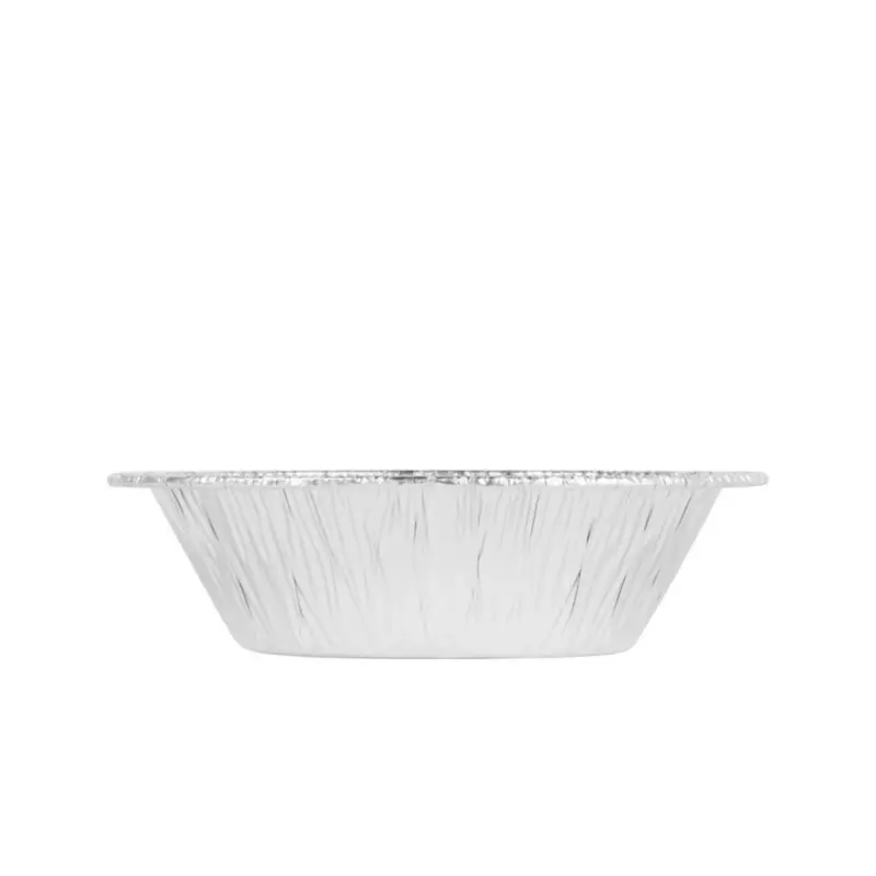 4.5" Extra-Deep Round Disposable Aluminum Pans (5-Pack) 1