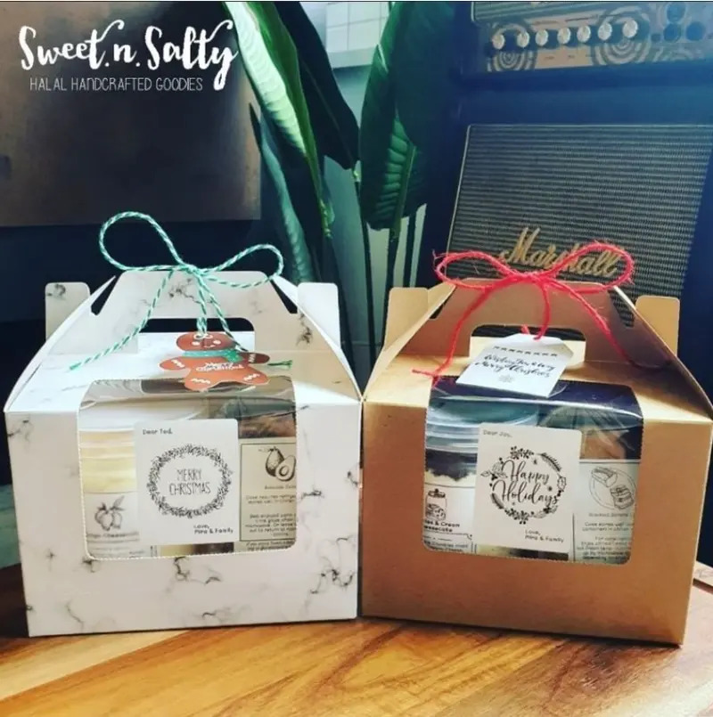 4-Cavity Cupcake Gift Box – Kraft Paper Packaging With Handle For Muffins And Treats 1
