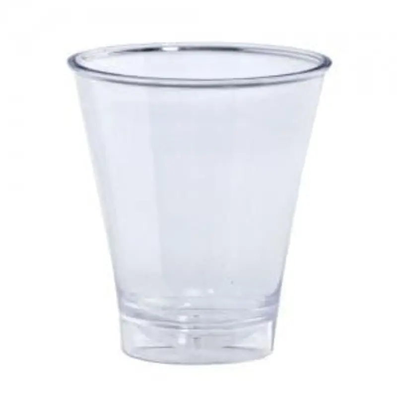 5 Oz Double-Shot Clear Plastic Tumbler 1