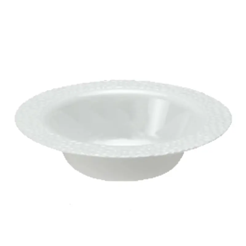 5 Oz Pebbled Texture Dessert Bowl With White Rim 1