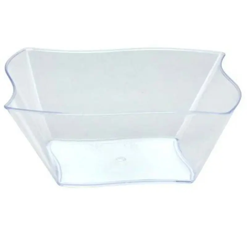 5 Oz Twist-Top Mini Plastic Dish – Clear Disposable Container 1
