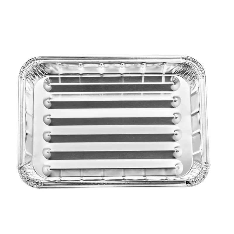 6.5X8.75X1-Inch Mini Aluminum Broiler Baking Pan (Disposable) 1