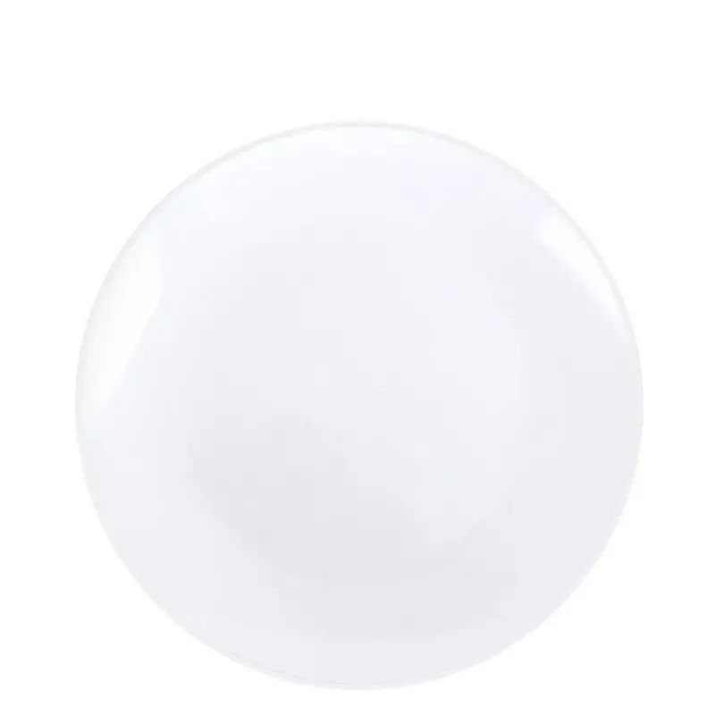 7.5-Inch Organic-Style White Plastic Appetizer Plate – Eco-Conscious Design 1