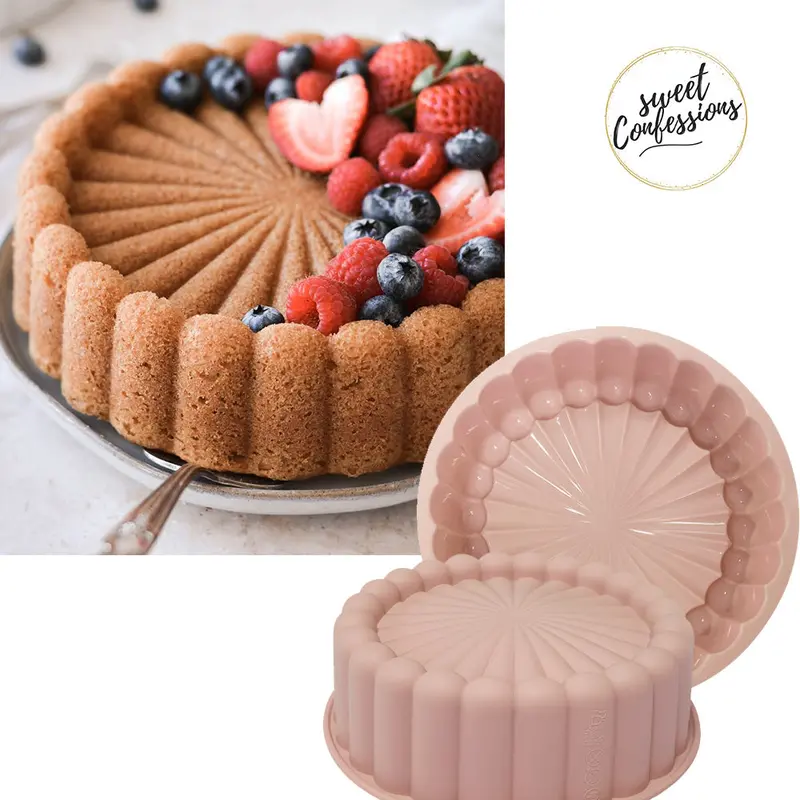 7-Inch Charlotte Ring Mold For Savarin, Mousse, Jelly, And Layered Desserts 1