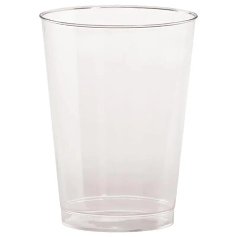 7 Oz Heavy-Duty Clear Plastic Wine Tumbler 1