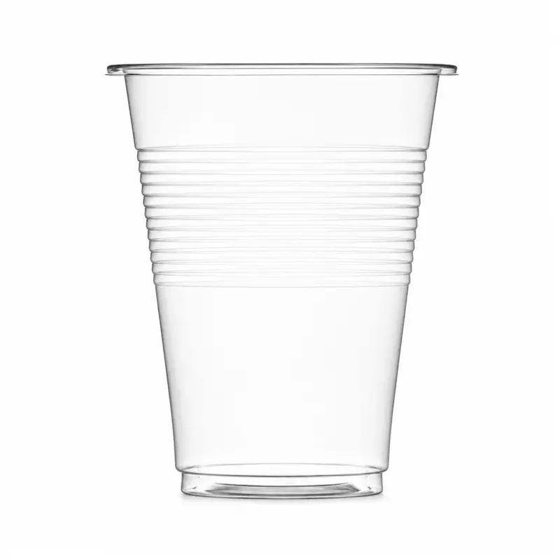 7 Oz Ultra-Light Clear Plastic Cup – Compact & Stackable 1