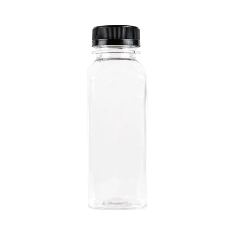 8-Ounce Clear Plastic Bottles With Tight-Fit Lids 1