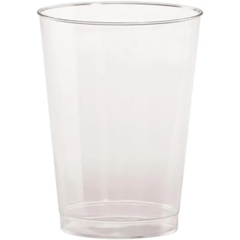 8 Oz Heavy-Duty Clear Plastic Tumbler 1
