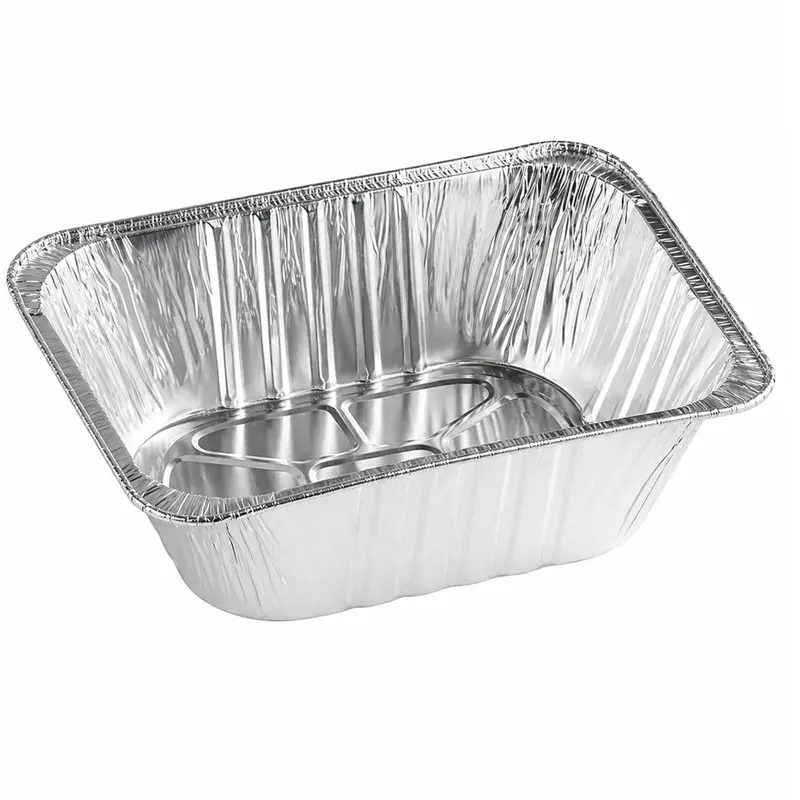 9" X 13" Extra-Deep Half-Size Heavy-Duty Aluminum Pan 1