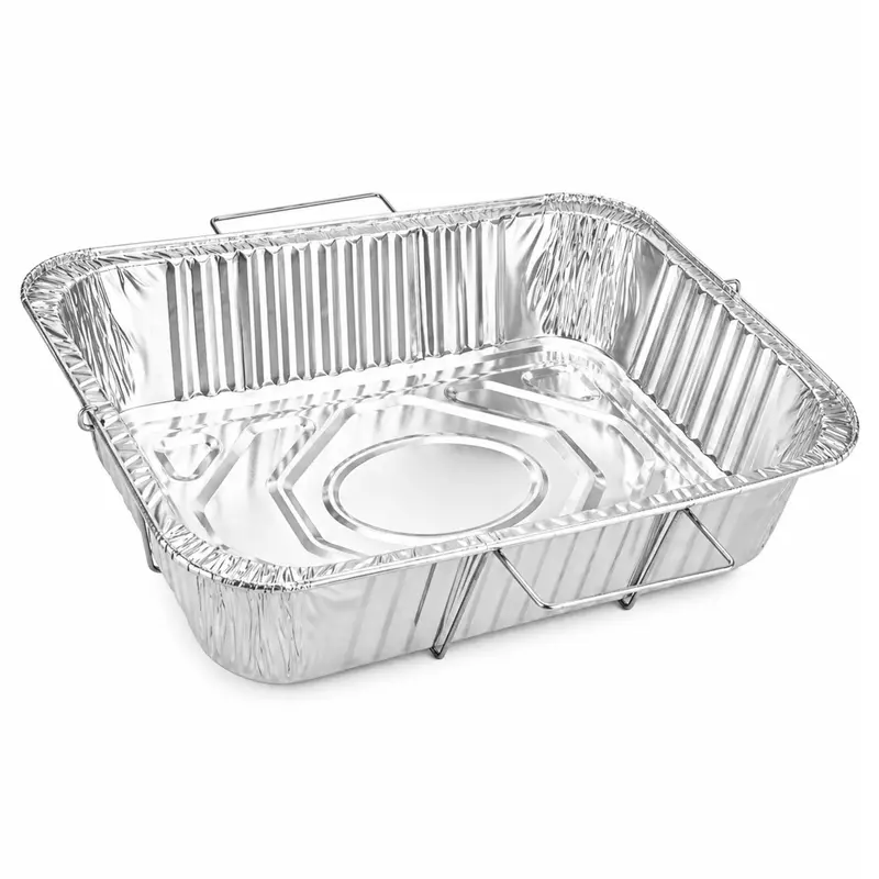 9" X 13" Half-Size Aluminum Baking Pans With Handles – Disposable 1