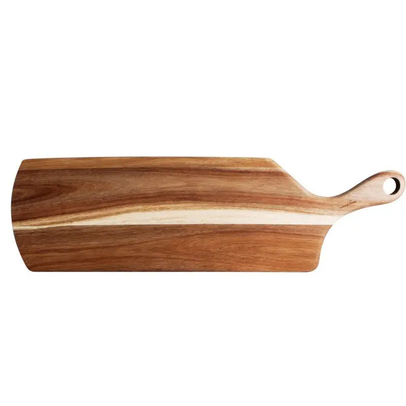Acacia Extra-Long Natural Wood Serving Board 1
