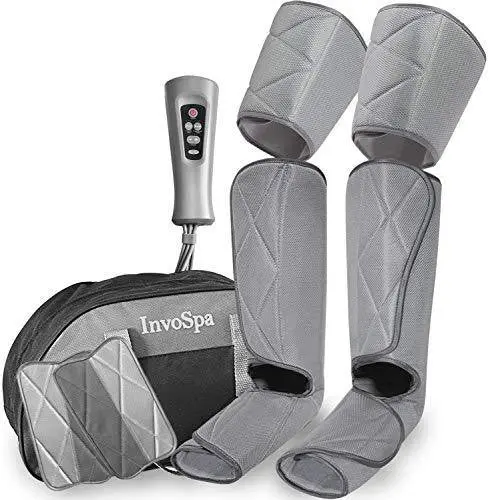 Air Compression Leg Massager For Circulation – Adjustable Calf & Thigh Massage Boots With Remote Control 1