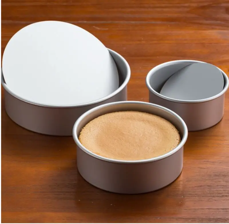 Aluminum Removable-Bottom Cake Pans – Assorted Sizes From 4" To 10" For Professional Baking 1