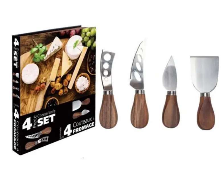 Artisan Acacia Cheese Knife Collection 1