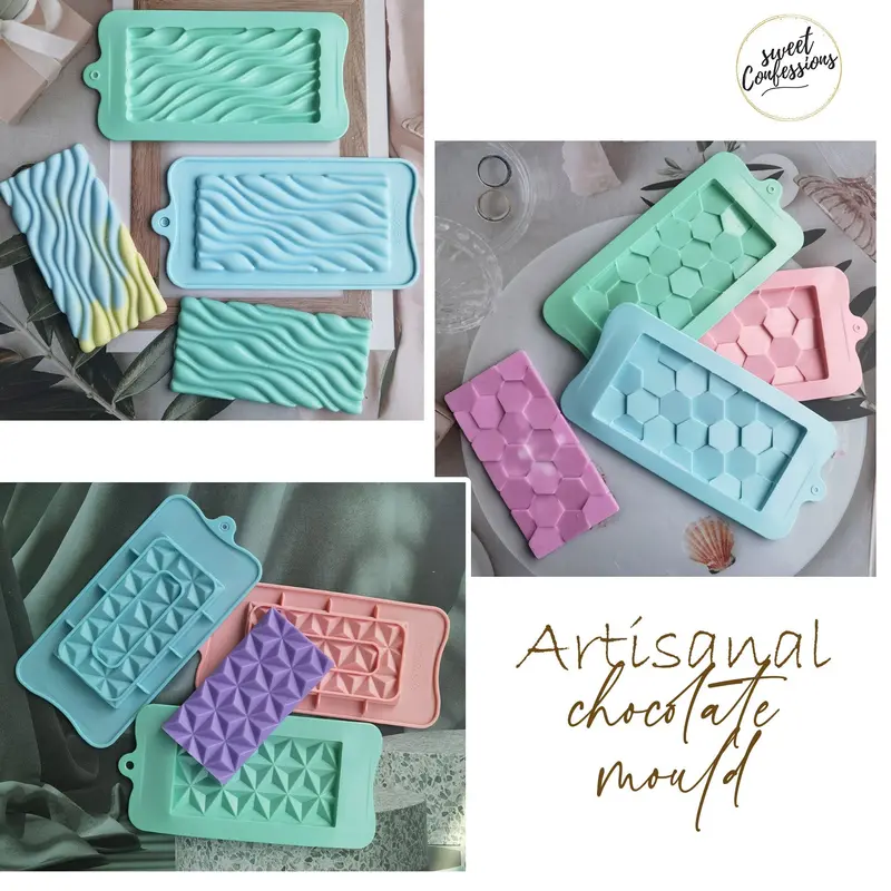 Artisan Chocolate Bar Mold – Cocoa-Specific Silicone Template For Gourmet Confections 1