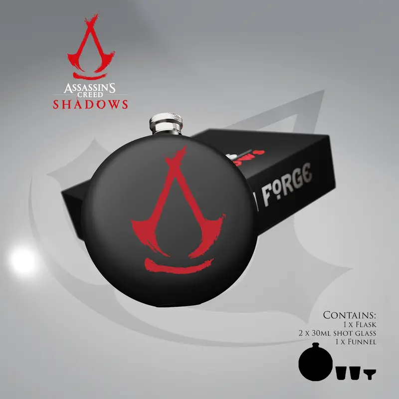 Assassin'S Creed Shadows Insulated Hip Flask 1