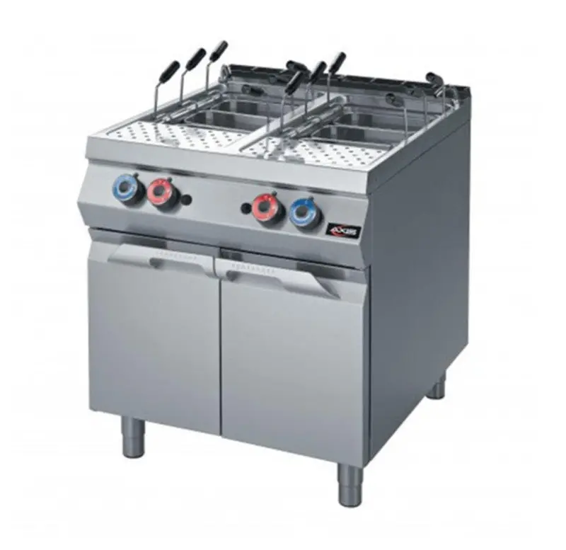 Axis Ax-Gpc-2 Natural Gas Double-Compartment Pasta Cooker 1