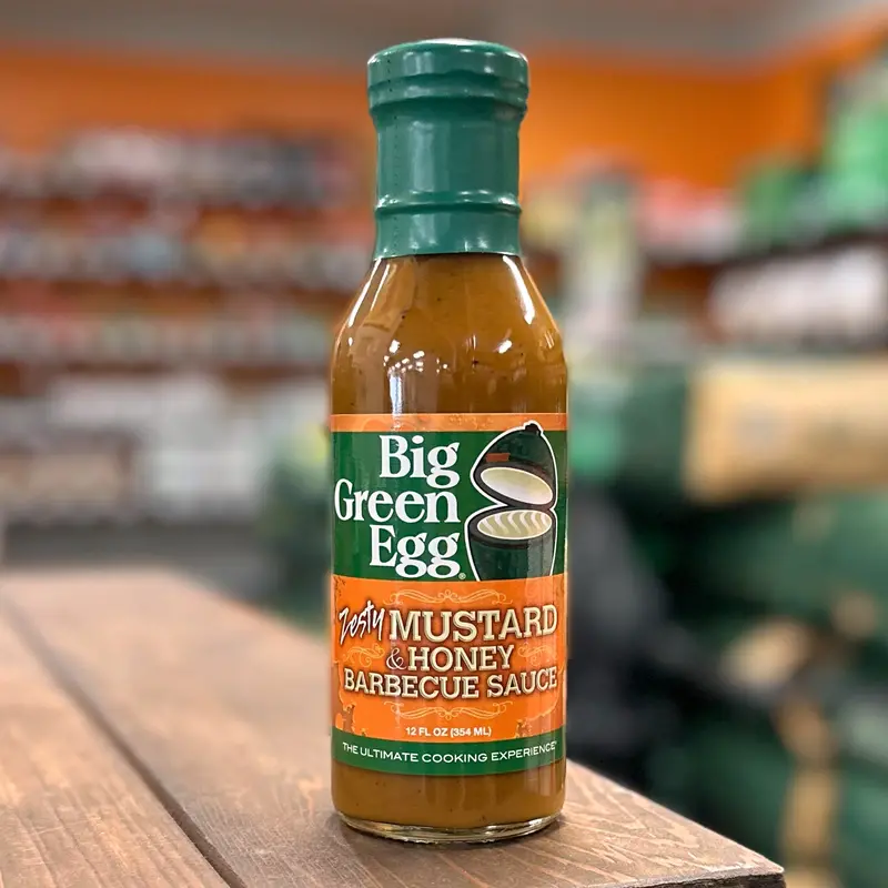 Big Green Egg Zesty Mustard & Honey Bbq Sauce – 12 Oz South Carolina-Inspired Condiment 1