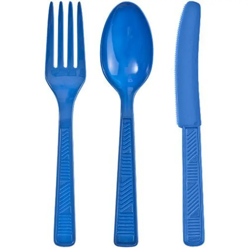 Blue Disposable Cutlery Set 1