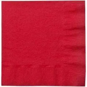 Bold Red Lunch Napkins For Festive Or Seasonal Events 1