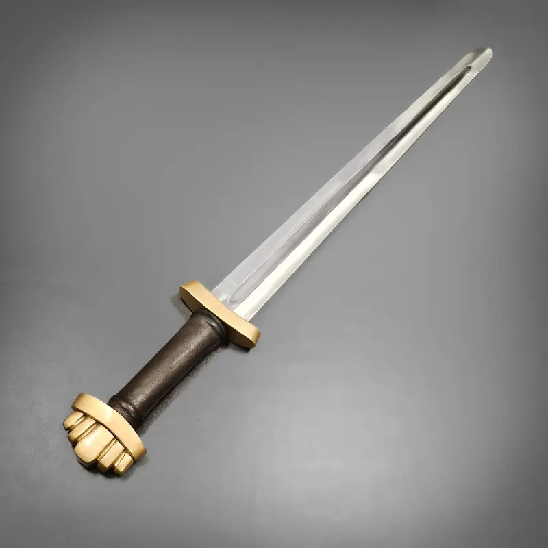 Brass Five-Lobe Viking Sword – Trollkors Edition 1