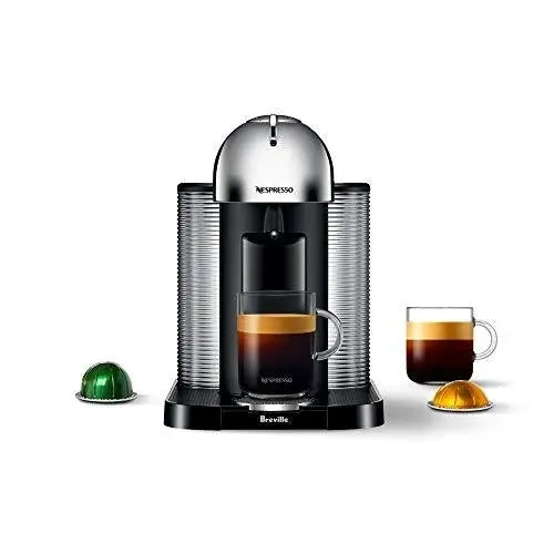 Breville Bnv220 Vertuo Coffee & Espresso Machine – Chrome Compact Pod System 1